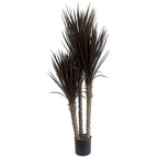 155cm UV Resistant Artificial Triple Yukka Tree Plant Tree Triple Dark