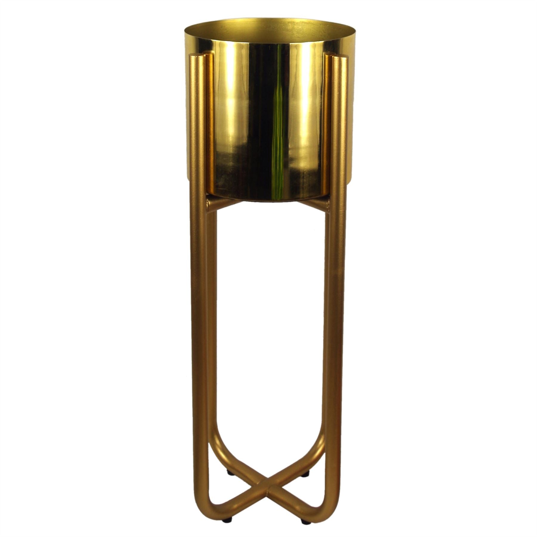 Large Gold Planter Stand 62cm x 18cm