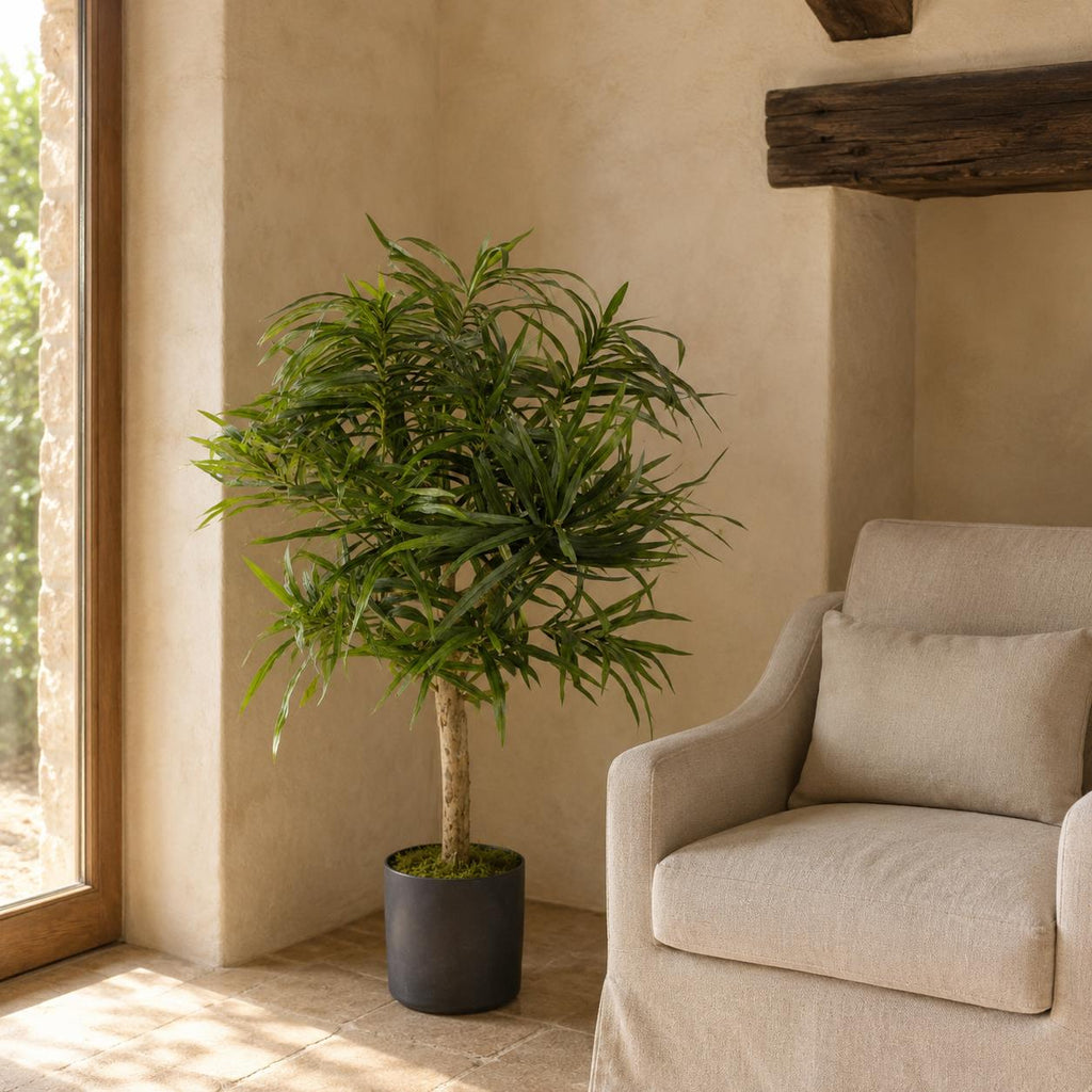 Artificial 100cm Dracaena Plant Tree with Pot Premium Range