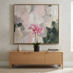 60cm Artificial Luxury Orchid Triple Stem Pink Realistic Plant