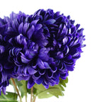 75cm Artificial Extra Large Reflex Chrysanthemum Purple