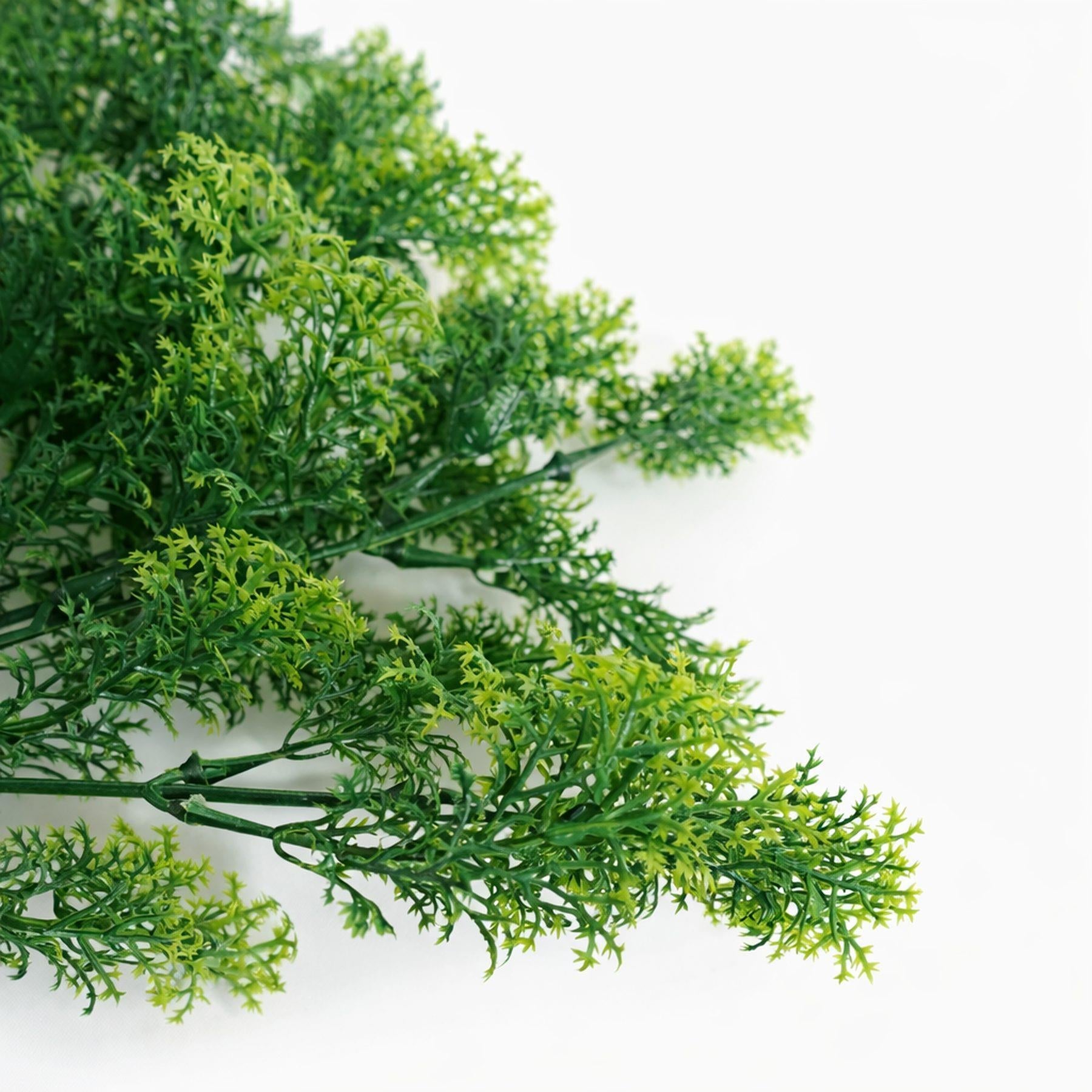 32cm Artificial Fern Foliage Spray Stem Faux Green Decorative Fillers