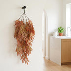 75cm Artificial Trailing Foliage Plant Dusty Orange Hanging Faux