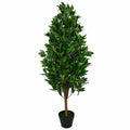 120cm Artificial Topiary Bay Tree Pyramid Cone Extra Large