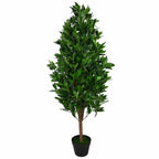 120cm Artificial Topiary Bay Tree Pyramid Cone Extra Large