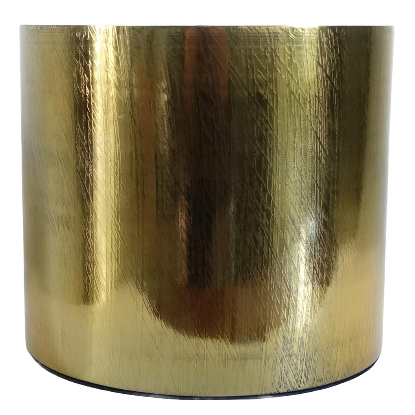 18cm Gold Etched Planter