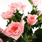 Artificial Pink Rose Tree Wedding Twisted Vine Detail 90cm