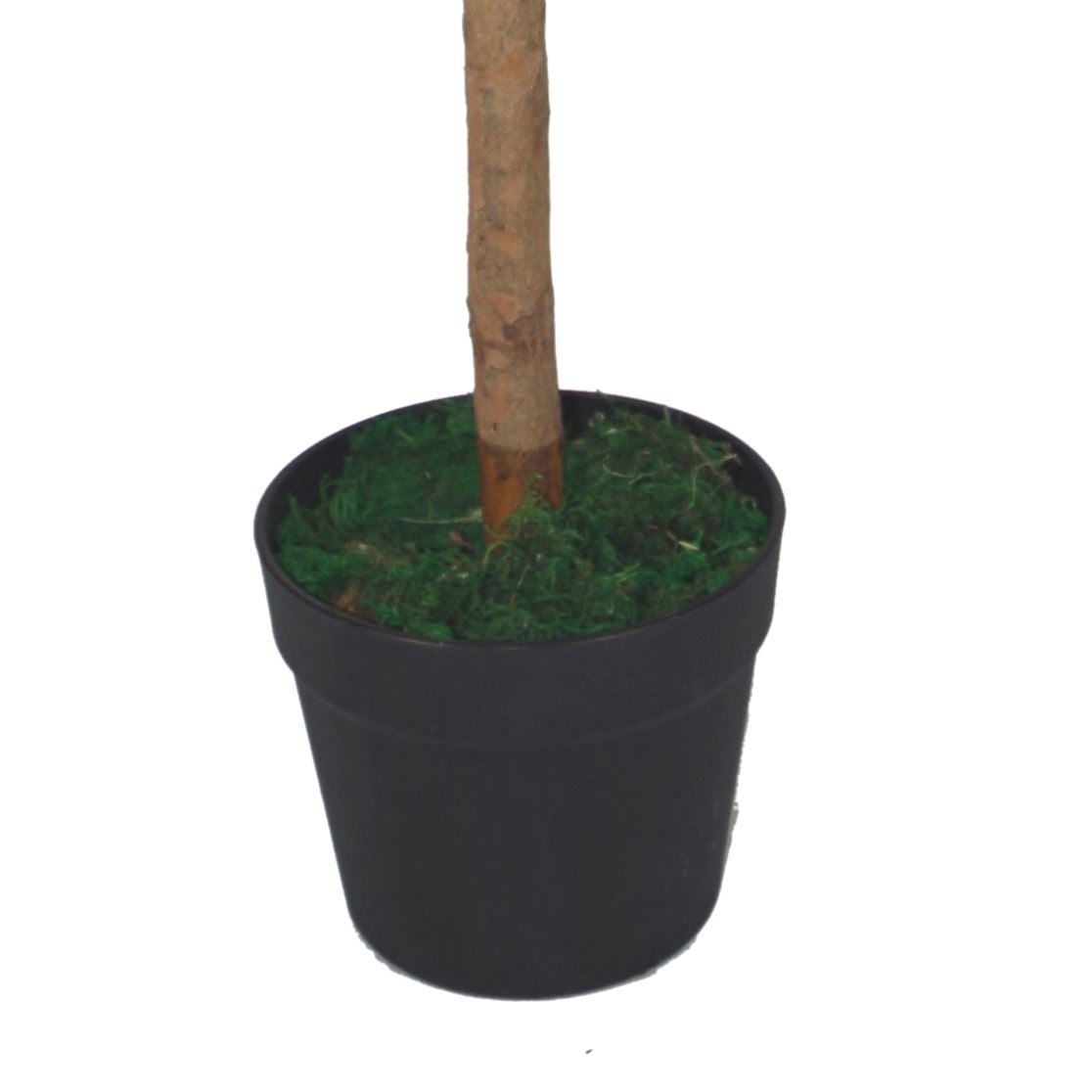 90cm Plain Natural Trunk Artificial Topiary Bay Laurel Ball Tree