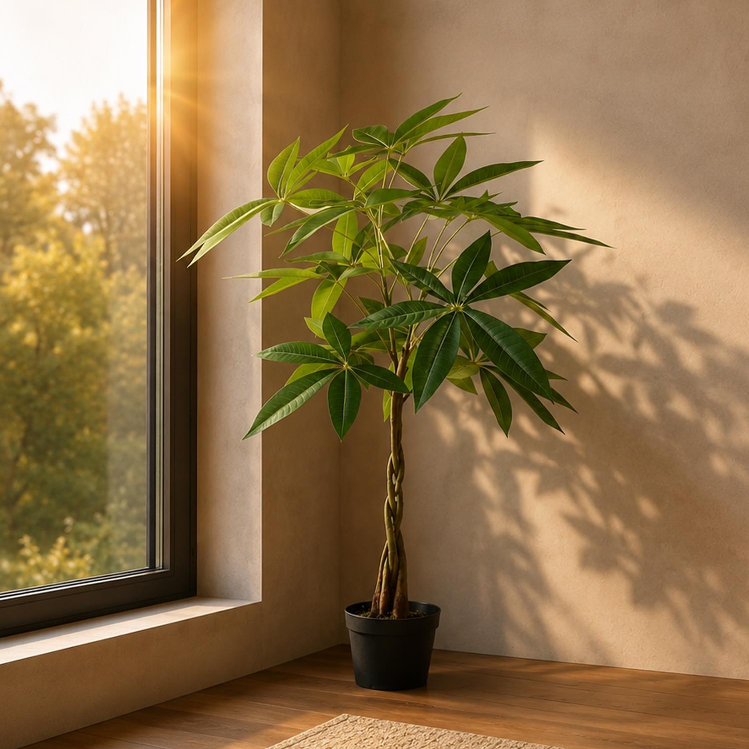 70cm Artificial Money Tree Pachira Realistic Faux Plant