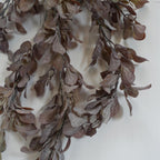 70cm Artificial Trailing Leaf Spray Stem Dusty Purple