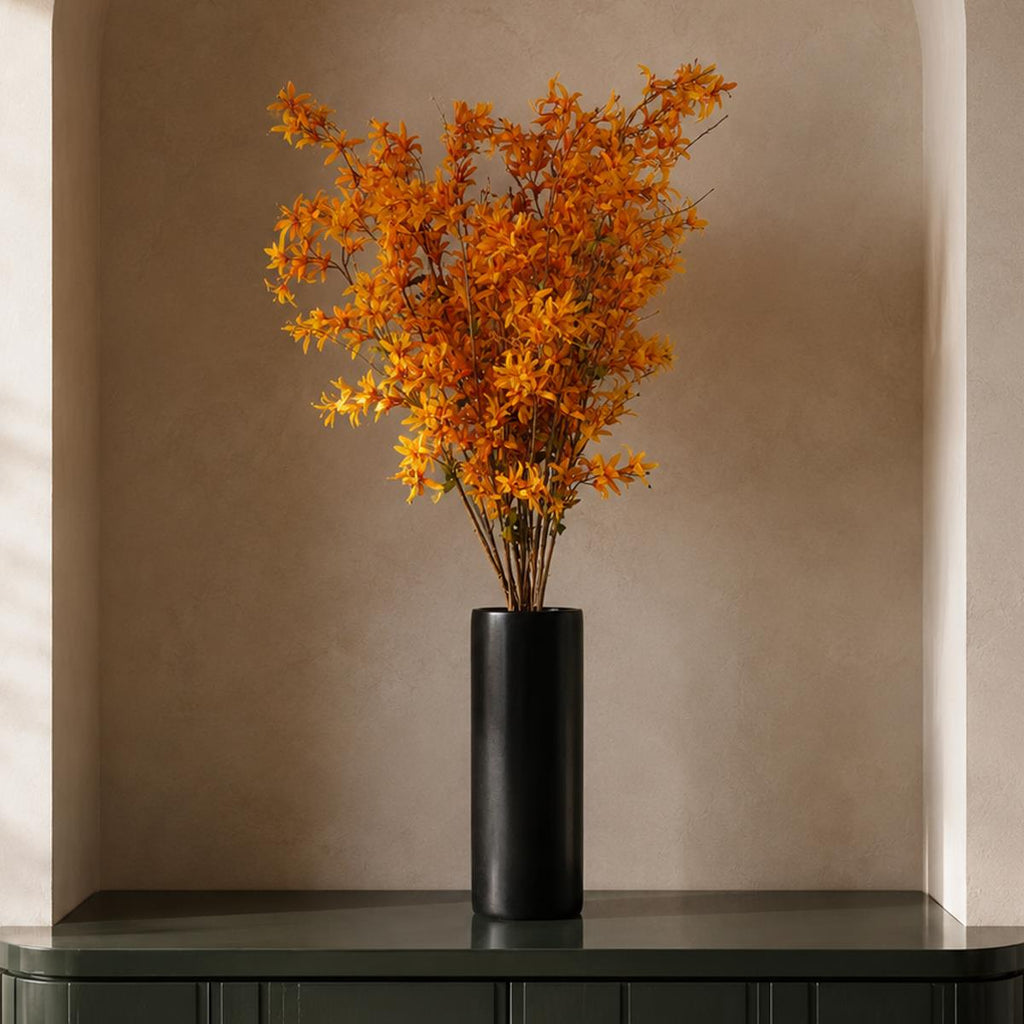 130cm Yellow Blossom Floral Spray Artificial