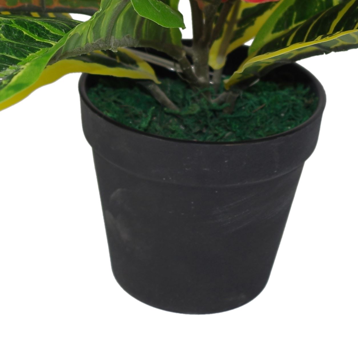 40cm Artificial Codiaeum Multicoloured Plant