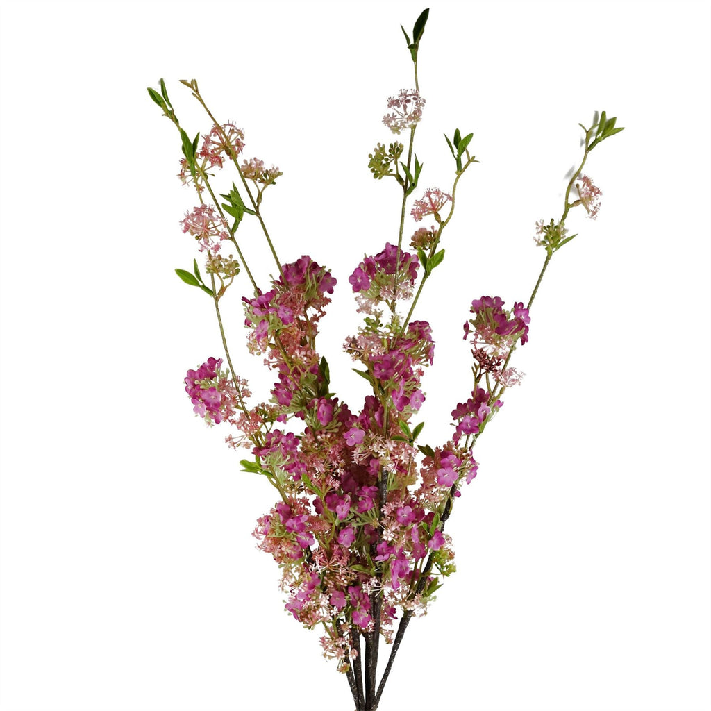 100cm Artificial Pink Blossom Spray Stem
