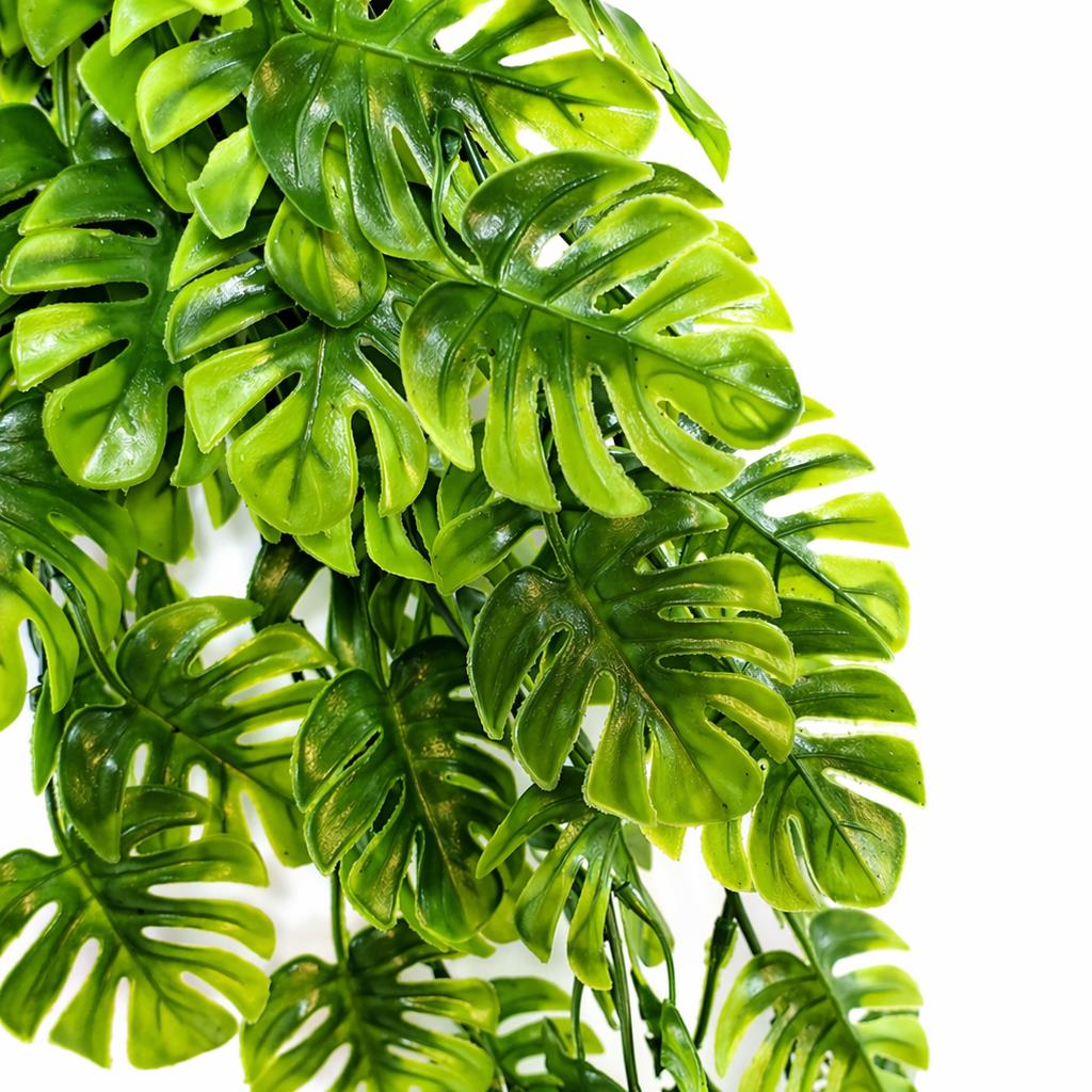 70cm Artificial Hanging Mini Monstera Leaf Plant