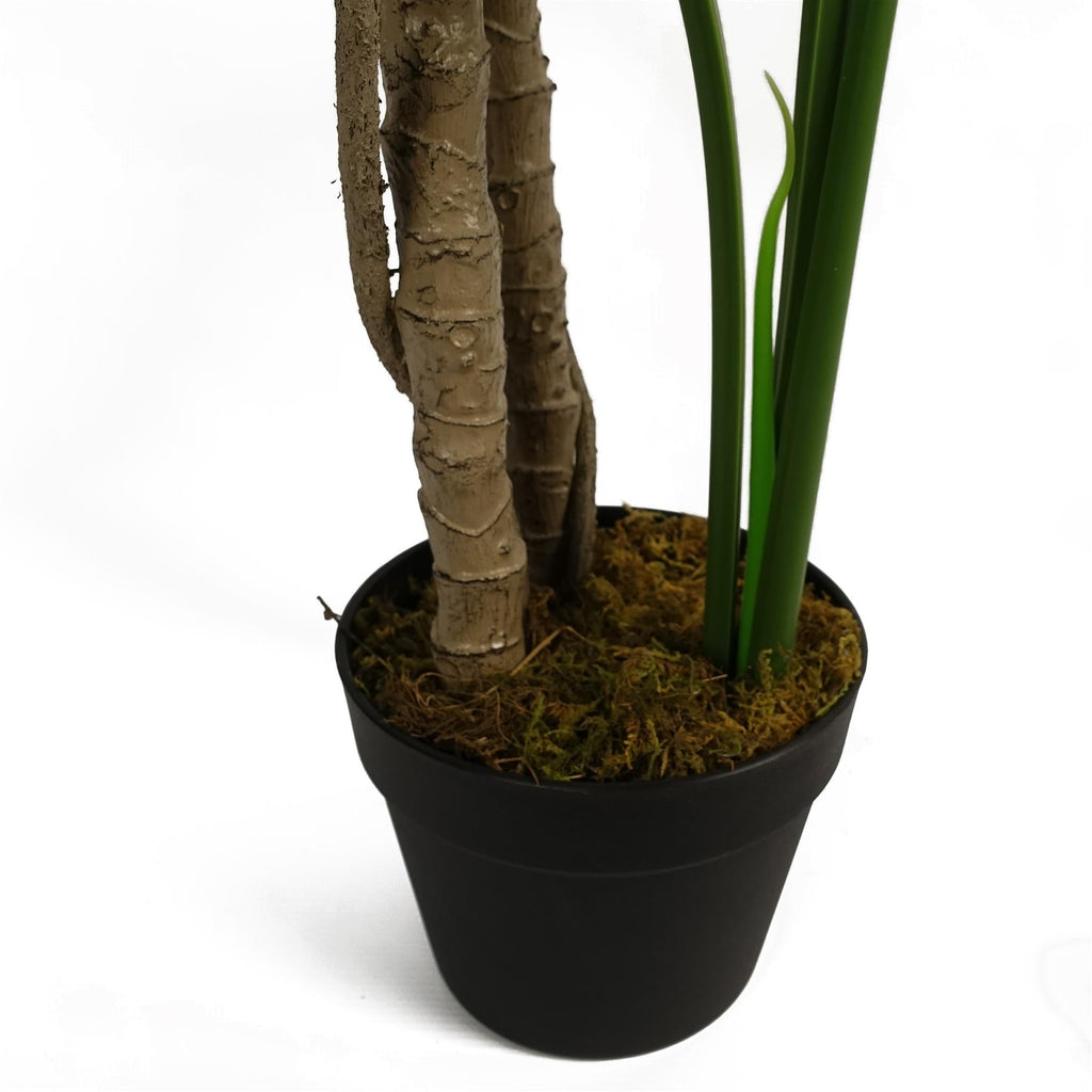 Luxury Monstera Plant Black Pot 150cm Artificial