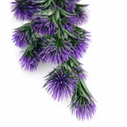 75cm Artificial Purple Thistle Trailing Hanging Plant Faux Floral