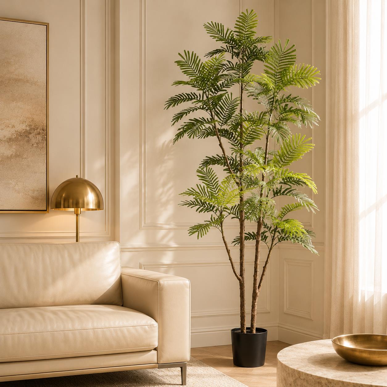 210cm Spiny Date Palm Realistic Artificial Tree