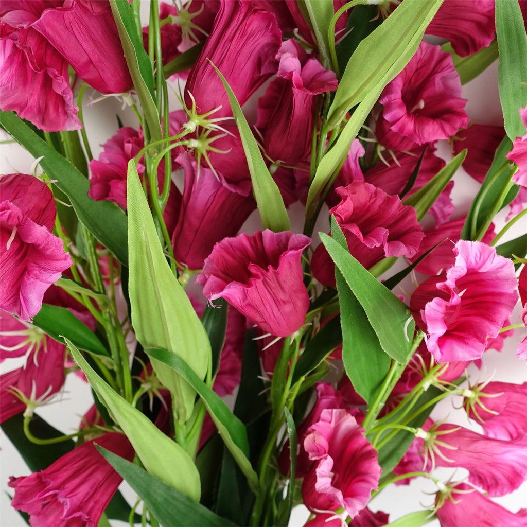 100cm Trumpet Artificial Flower Stem Fuchsia Pink