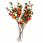 75cm Pomegranate Stem Artificial Yellow