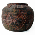 27cm x 36cm Aztec Diamond Large Planter BrownBrown