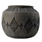 x 36cm Large Grey Gliese Diamond Planter 26cm