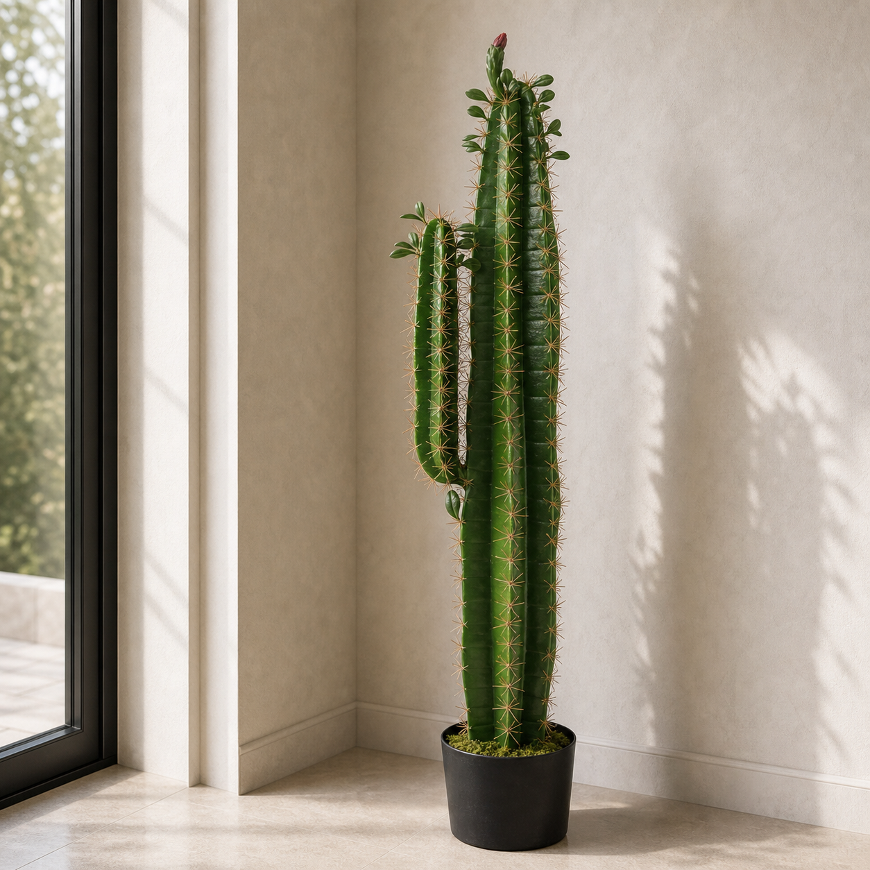 Artificial 100cm Premium Cactus with pot