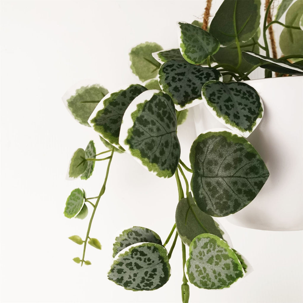 90cm Artificial Potted Hanging Trailing Green Plant String of Hearts