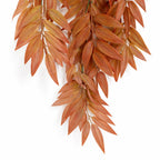75cm Artificial Trailing Foliage Plant Dusty Orange Hanging Faux