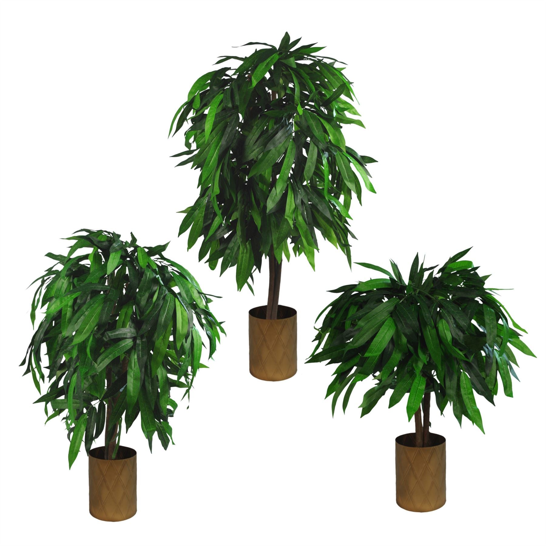 120cm Tall Large Artificial Mango Tree