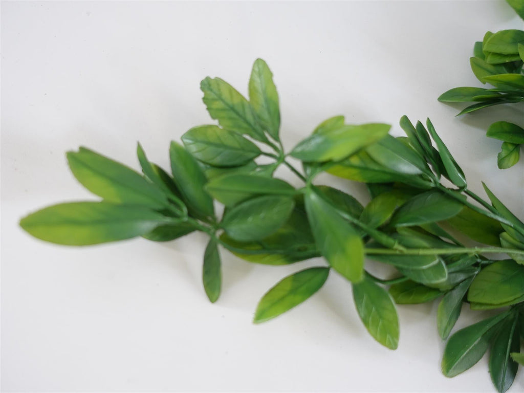 70cm Artificial Trailing Laurel Leaf Hanging Plant Green Foliage