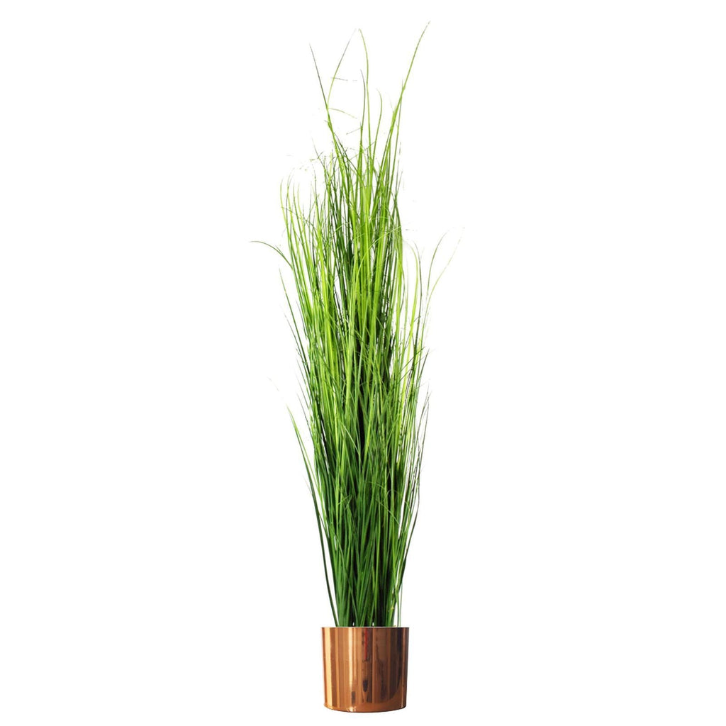 Leaf Planter Plant Pot with Polished Copper Finish 20 x 18cm