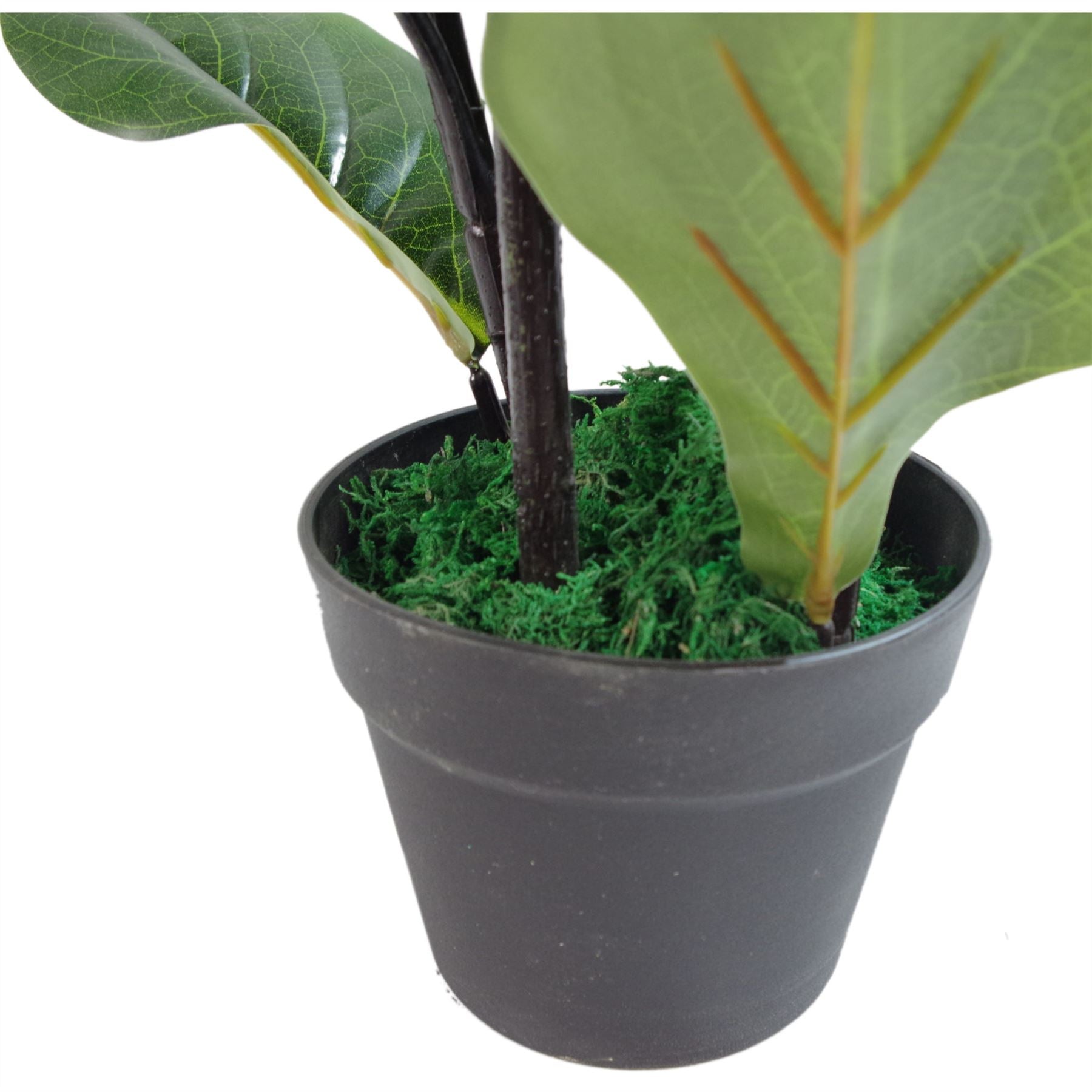 90cm Large Artificial Fiddle Fig Tree Ficus Lyrata Plant