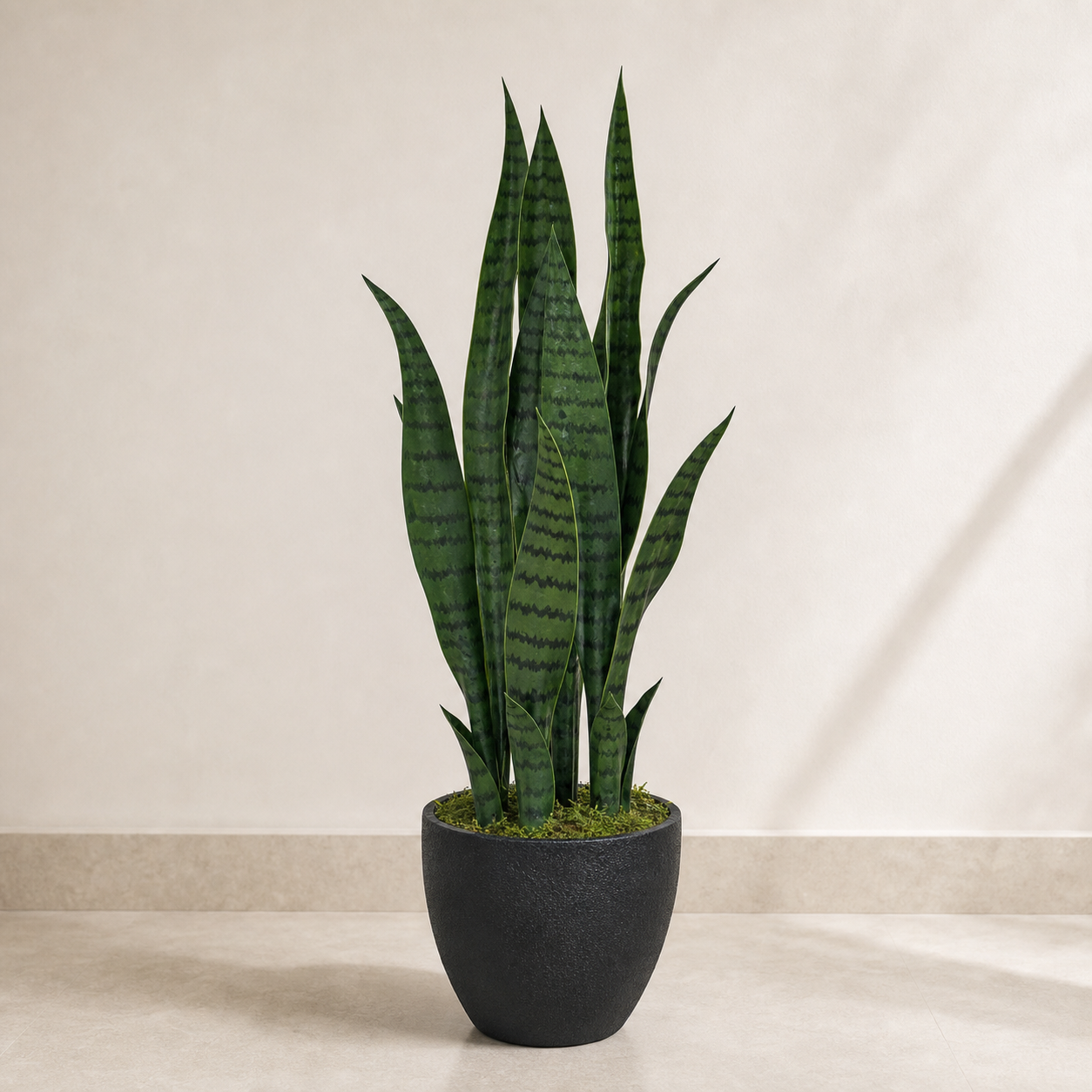 70cm Artificial Sansevieria Dark Green