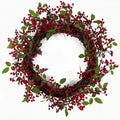 60cm Artificial Large Luxury Christmas Red Berry Floristry Wreath