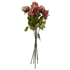 70cm Artificial Dark Pink Rose