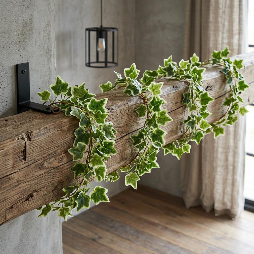160cm Artificial Ivy Garland Trailing Hanging Plant Foliage Variegated