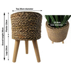 39cm x 26cm Woven Effect Composite Large Planter