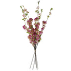 100cm Artificial Pink Blossom Spray Stem