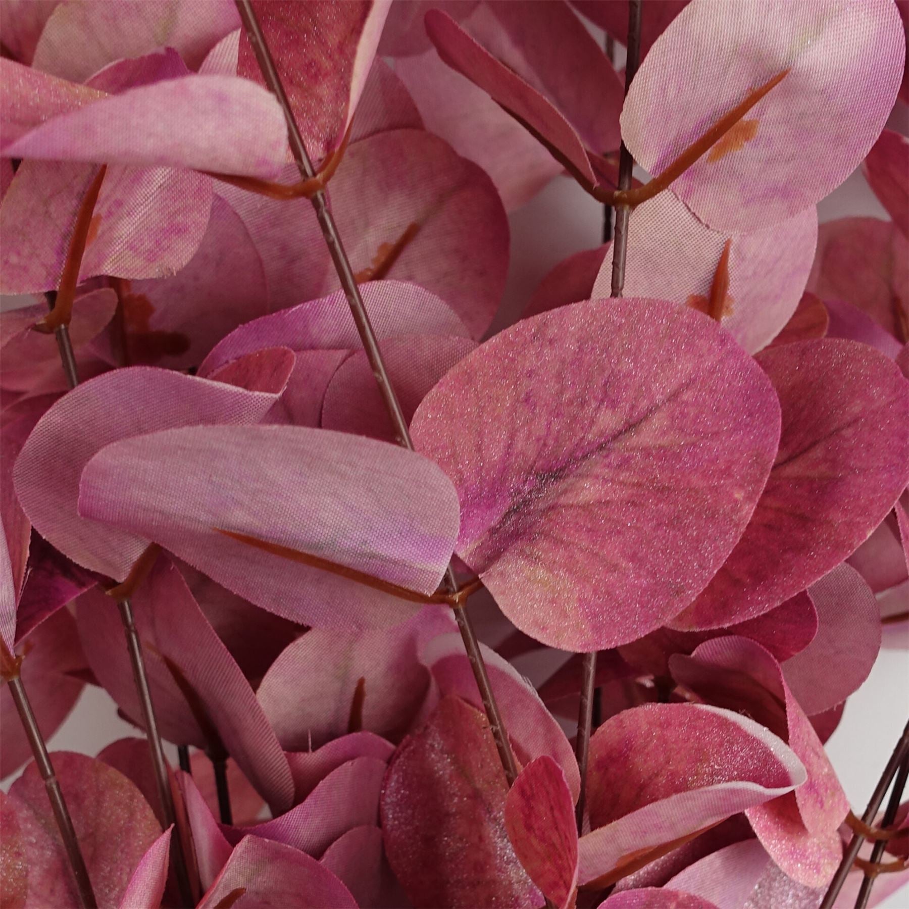 80cm Artificial Pink Eucalyptus Foliage Stem