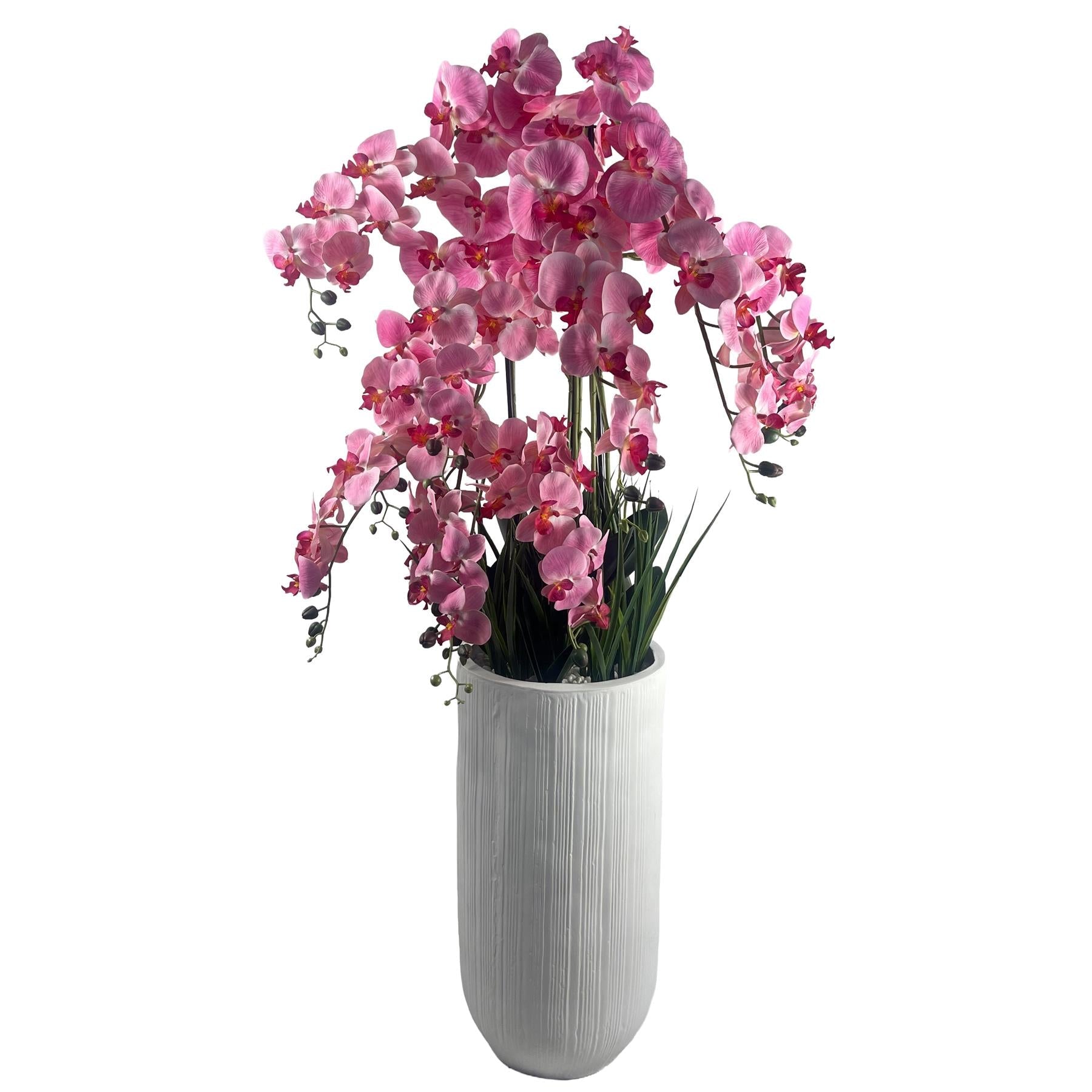 150cm Pink Orchid Potted Display Artificial