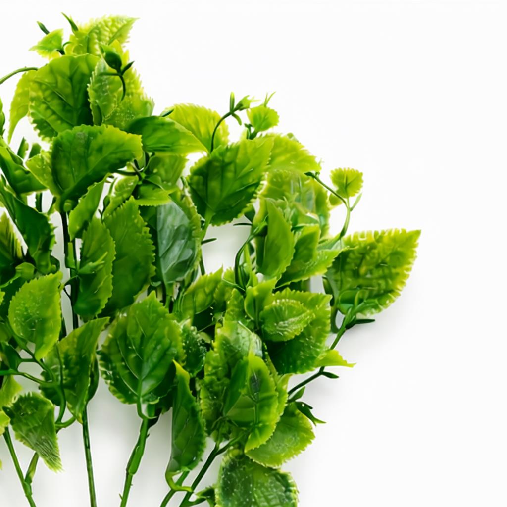 32cm Artificial Leafy Foliage Stem Plant Faux Green Decorative Fillers