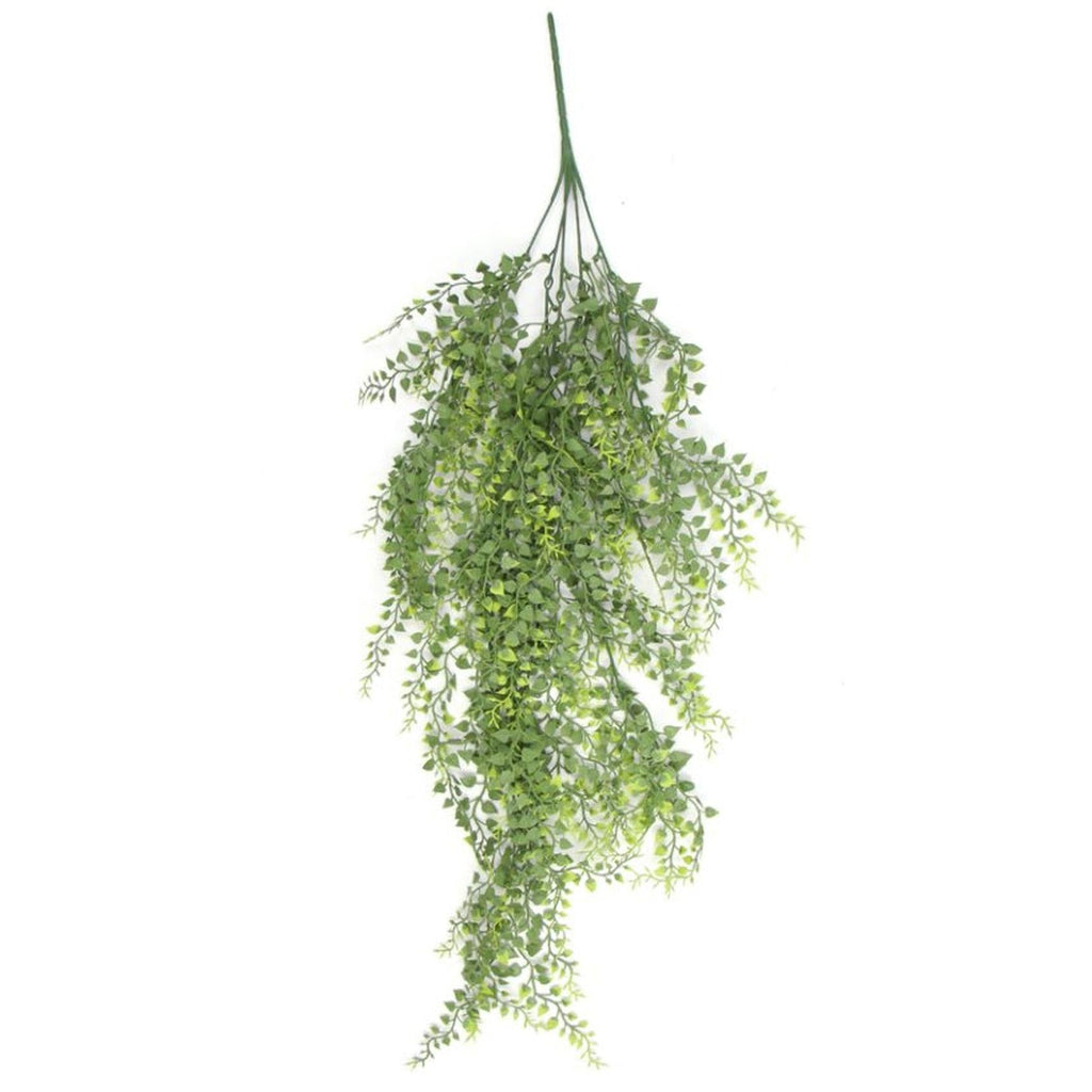 Hanging UV Fire Resistant Artificial Trailing Button Fern Plant 82cm