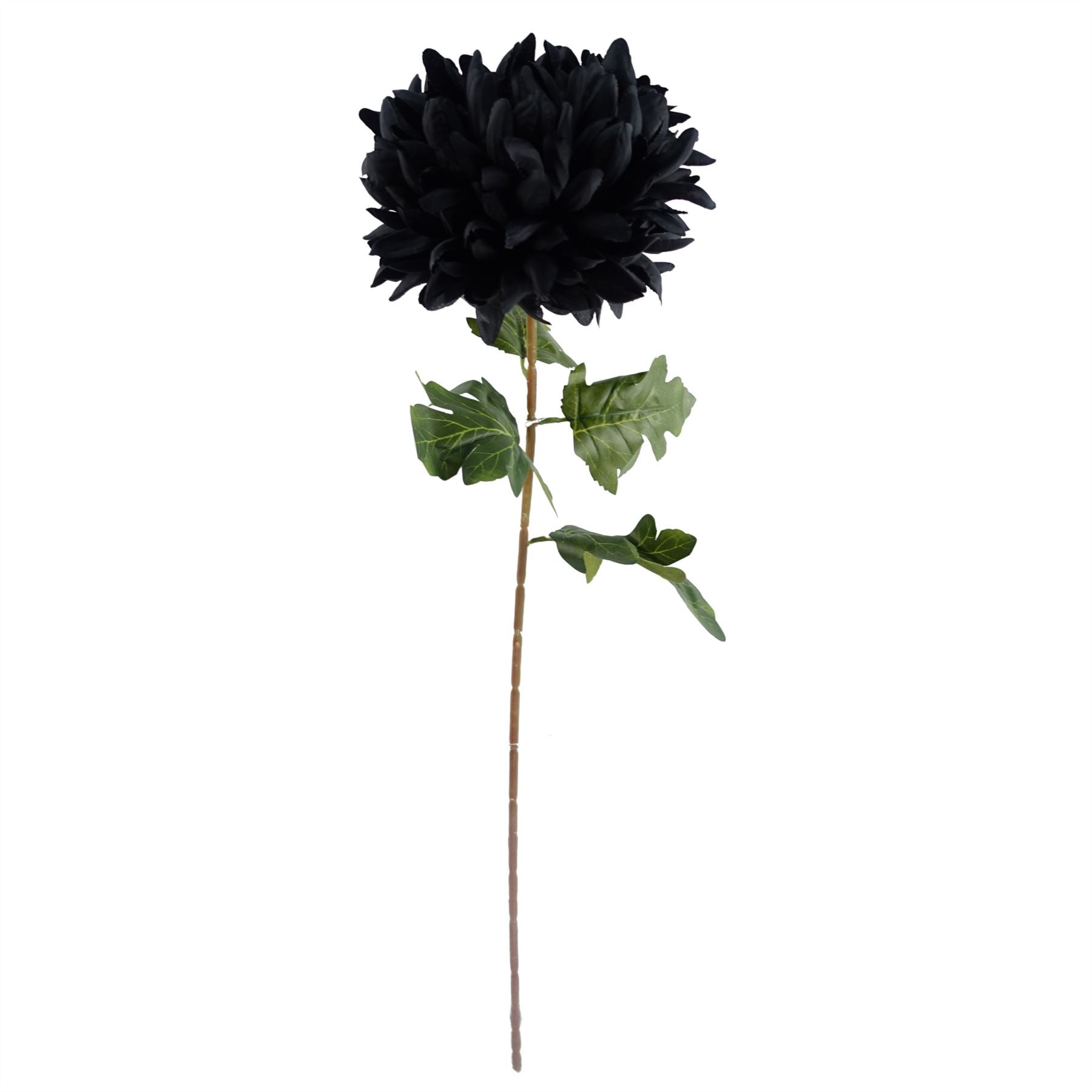 75cm Artificial Extra Large Reflex Chrysanthemum Black