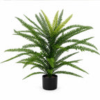 75cm Artificial Fire Retardant Plastic Boston Fern Plant