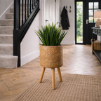 54cm x 30cm Rattan Effect Composite Large Planter