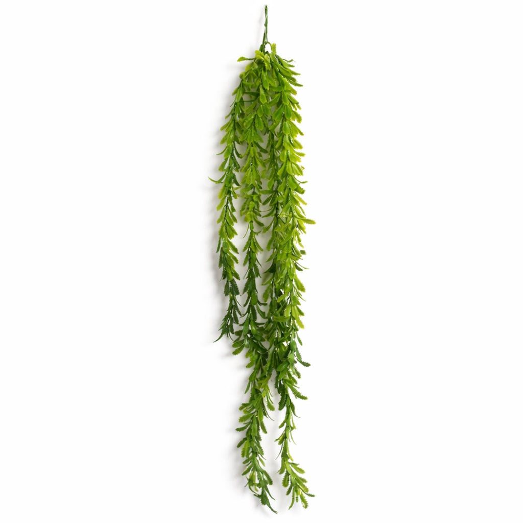 80cm Artificial Trailing Fern Style Hanging Plant Faux Greenery Vine