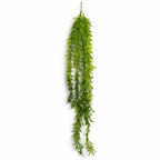 80cm Artificial Trailing Fern Style Hanging Plant Faux Greenery Vine