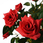 Artificial Red Rose Tree Wedding Twisted Vine Detail 90cm