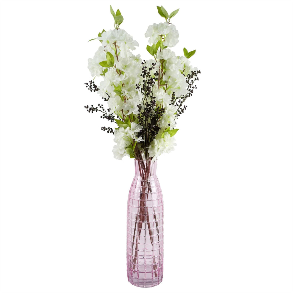 100cm White Artificial Blossom Stem