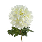 75cm Artificial Extra Large Reflex Chrysanthemum White